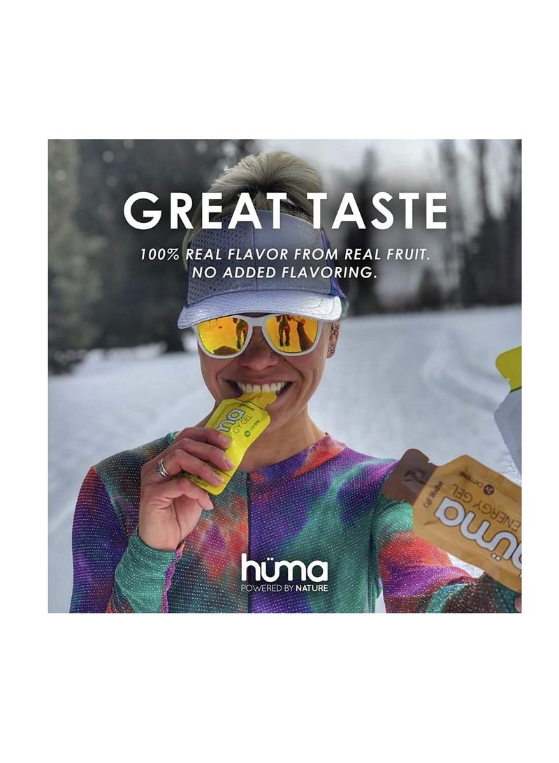 Huma chia Energy Gel-Blueberries-9countX43g-21gr Carbs, 105mg Sodium, 100% All Natural, Vegan, Gluten Free, Caffeine Free. - Pack of 9 - Image 4