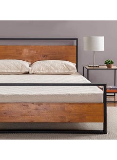Home Gallery Metal Bed includes Wood Bed  - Image 2