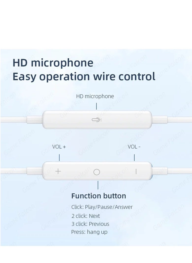 Generic Type C headphones support iPhone 15/15 pro /15 plus / 15 pro max  - Image 3