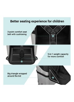 Generic Toddler Ride-On Luggage with Seat, Portable Foldable Kids Travel Chair with Seat Belt, Convenient Carry-On for Parents, Ideal Toddler Carrier for Stress-Free Travel.  - Image 4