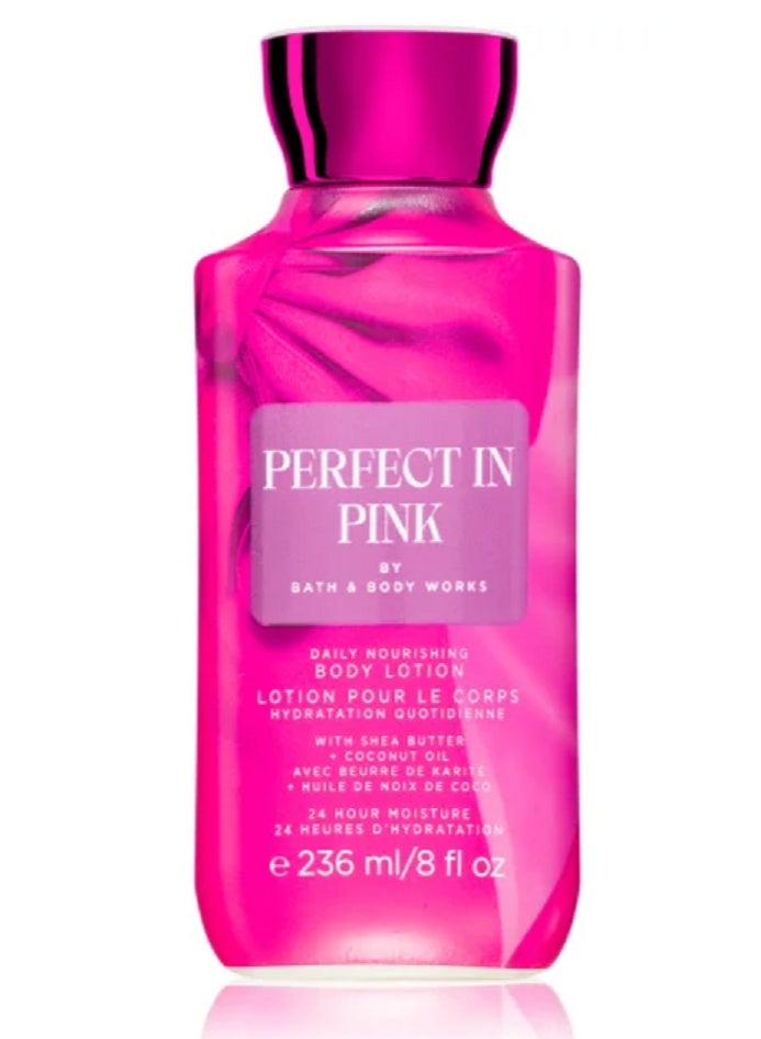 باث آند بودي وركس لوشن الجسم بيرفكت إن بينك 236 مل