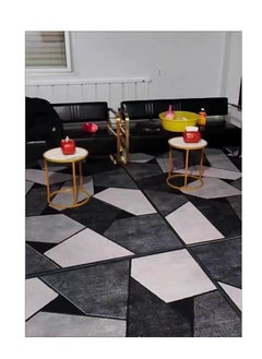 Golden Round Side Table Modern Sofa Coffee Table End Table Coffee Table Marble Side Table Simple Nightstand Bedside Table For Living Room Bedroom Balcony Easy Assembly (F-Round)  - Image 2