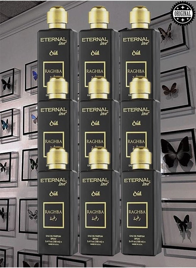 Eternal love 9 Pieces Eternal Love Oud Raghba Perfume EDP 100ML  - Image 1