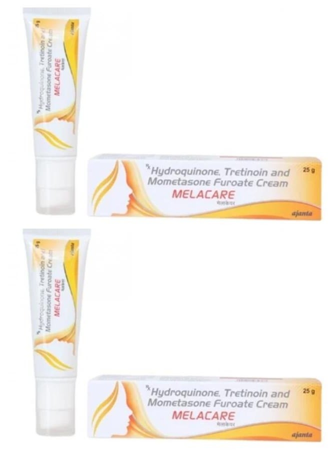 أجانتا كريم ميلاكير للوجه، الكلف، فرط التصبغ، البقع الداكنة، التجاعيد، 25 جرام، قطعتان - Image 1