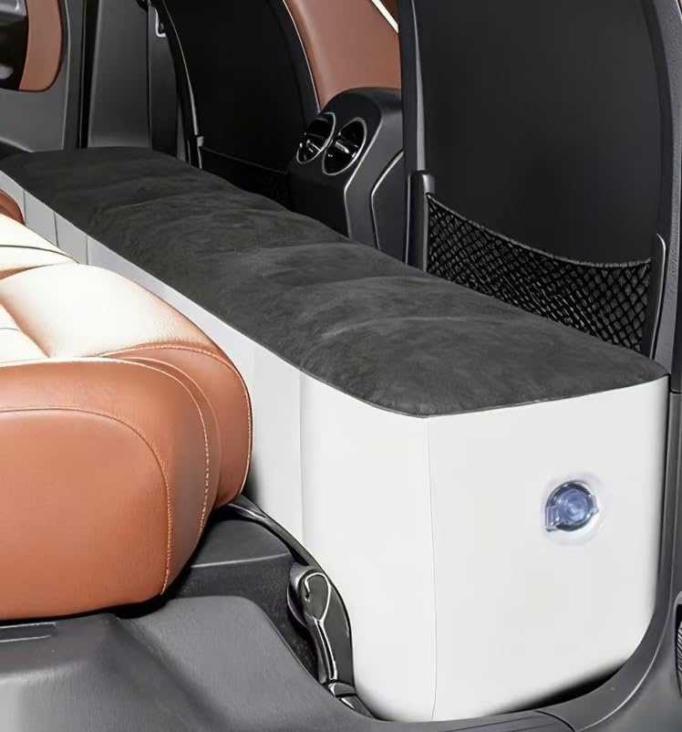 Automotive Inflatable Rear Seat Gap Filler Pad for Dodge Durango 6&7 Seats 2016-2026, Travel Sleeping Mattress Bed Cushion Flocked Comfortable,B - Image 1