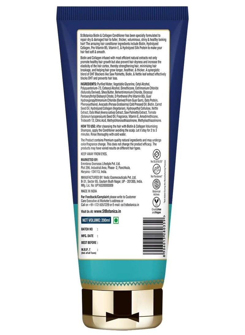 StBotanica - St.Botanica Biotin & Collagen Hair Conditioner - Image 1