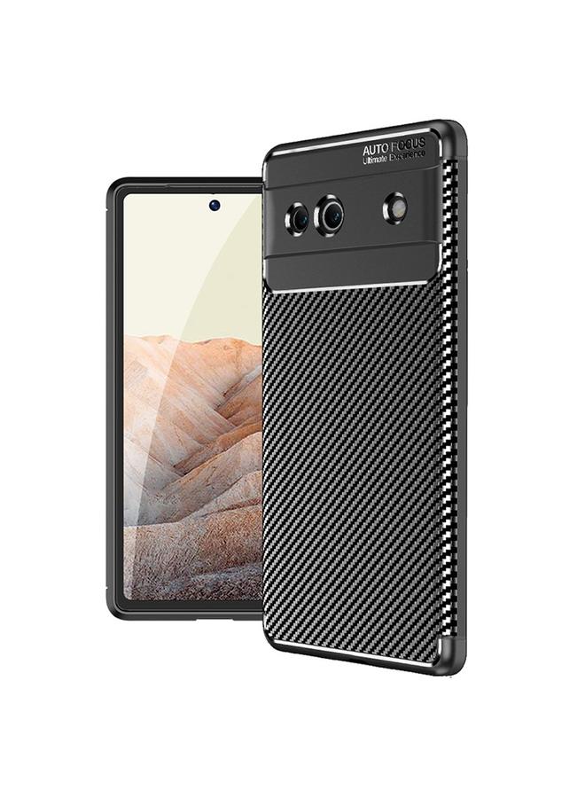 Zaboon Case For Google Pixel 7a Carbon Fiber Texture Shockproof TPU Phone Case - Image 1