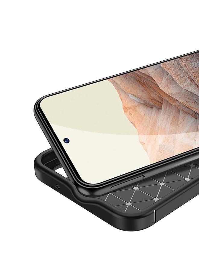 Zaboon Case For Google Pixel 7a Carbon Fiber Texture Shockproof TPU Phone Case - Image 5