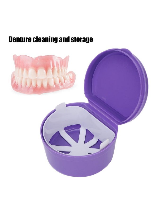 ZJchao - 2Pcs Denture Retainer Case, Protable Partial Container Case Denture Box Denture Storage Boxes() - Image 1