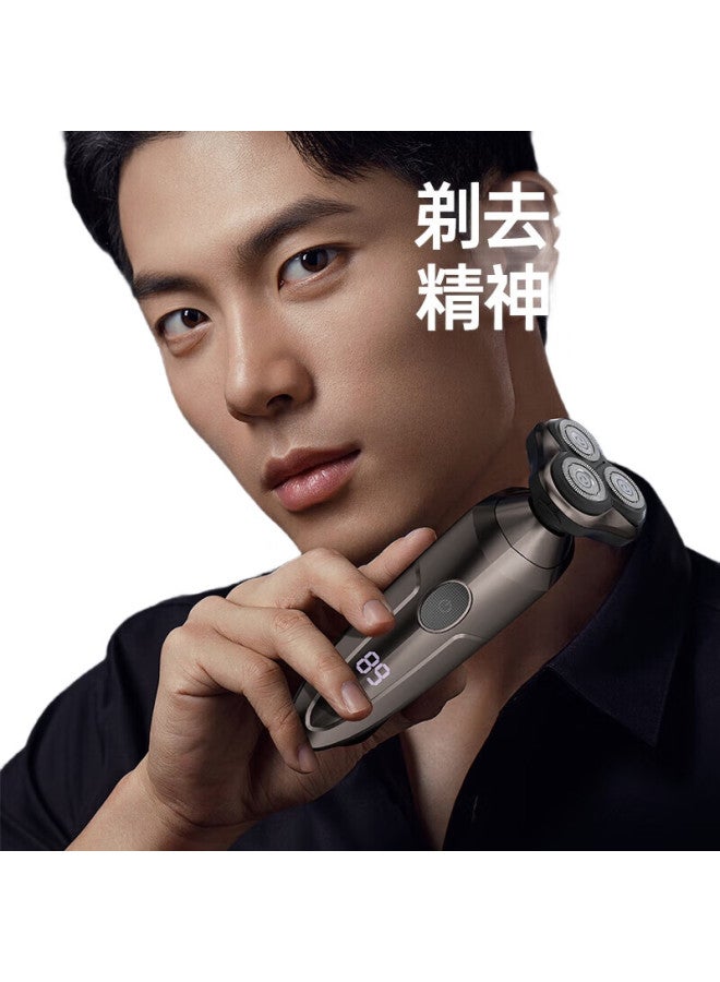 CHIGO Electric Shaver For Men, Quick-Charging Portable Three-Head Beard Trimmer, Razor For Facial Hair, Gift For Father, Husband, Boyfriend, Holiday Present Sg-5555 - Image 2