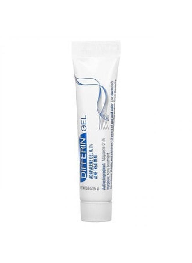 differin - Differin Adapalene Gel 0.1 % Acne Treatment Fragrance Free 0.5 oz 15 g - Image 1