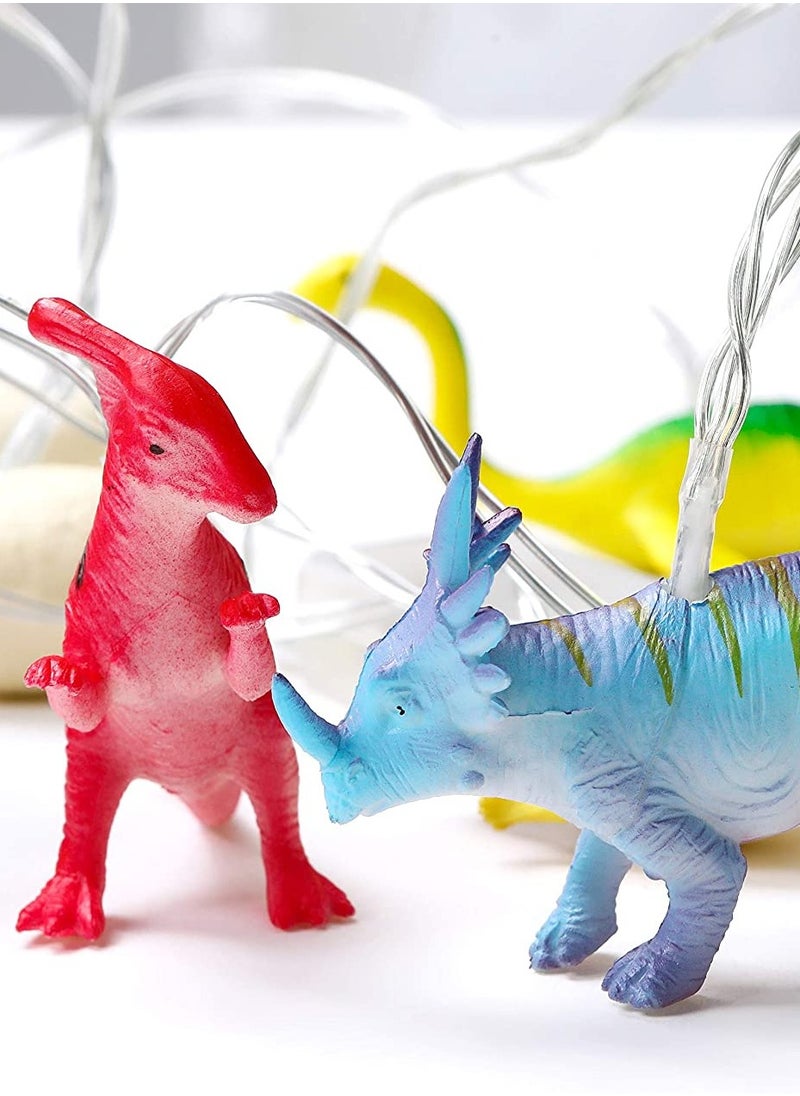 Salla - Dinosaur LED String Lights for Kids Multicolor 1.6M - Image 1