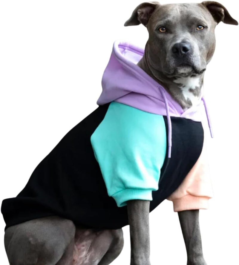 Spark Paws Dog Hoodie - Premium Quality, Butter Soft, Excellent Comfort and Fit, Soothing Fleece Interior, Suitable for All Breeds - Cyber Punk - 4XL - Image 1