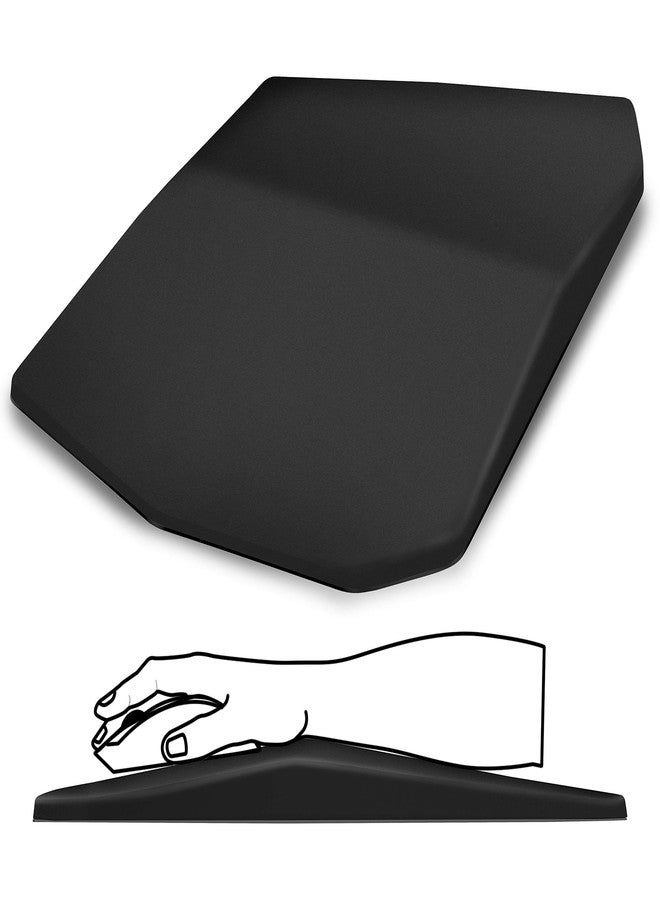 SOUNDANCE Ergonomic Mouse Pad with Wrist Rest Memory Foam Support, Black - Image 1