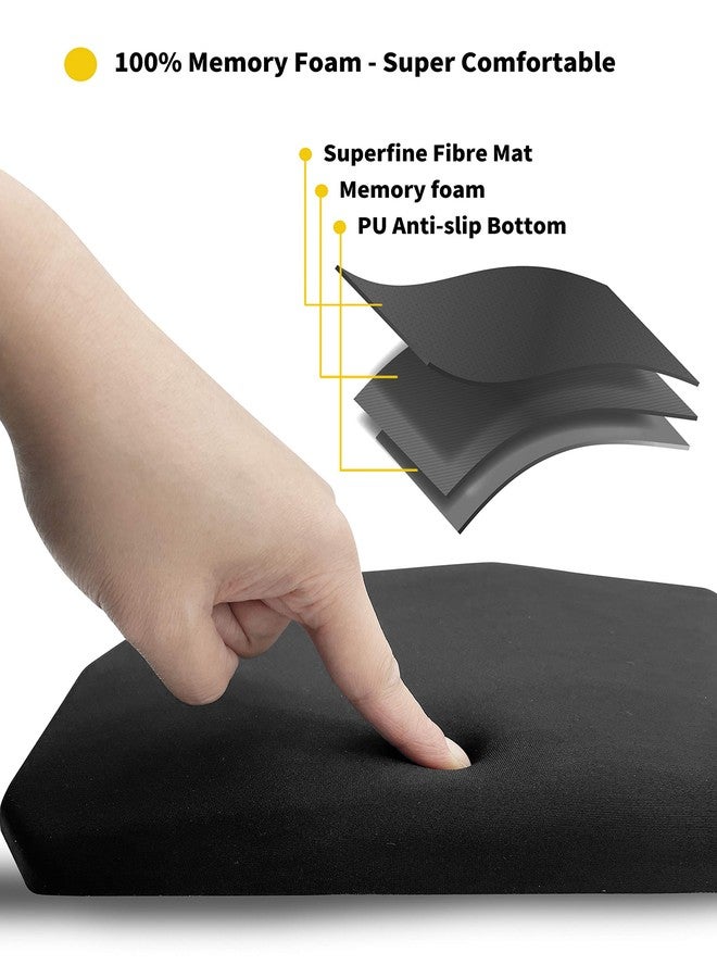 SOUNDANCE Ergonomic Mouse Pad with Wrist Rest Memory Foam Support, Black - Image 4
