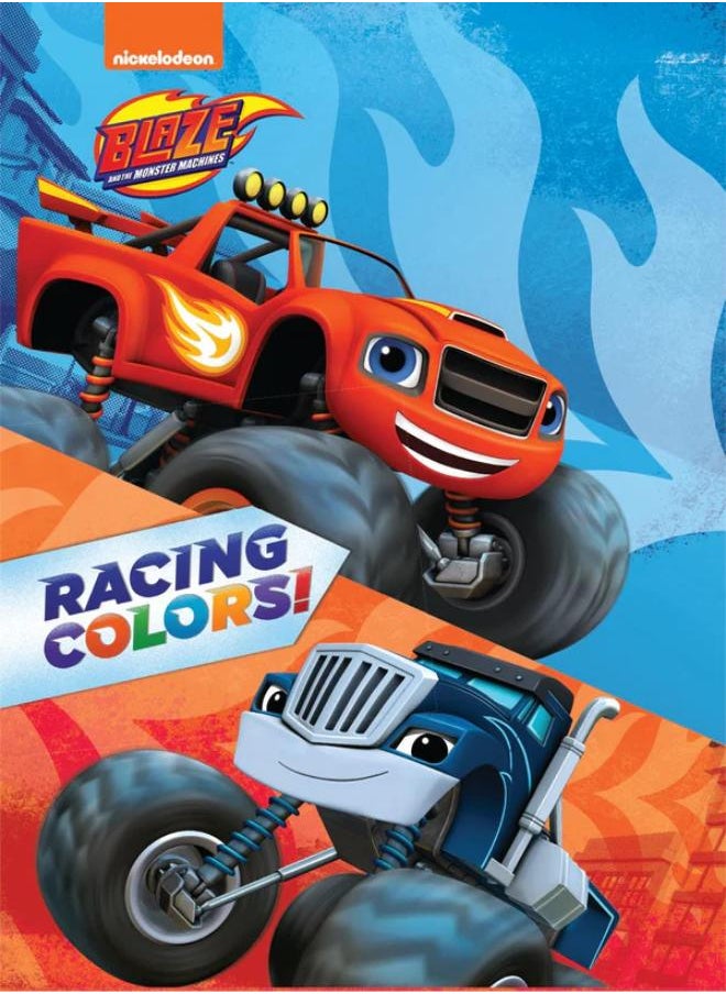 nickelodeon Blaze Coloring Book | Racing Colors 