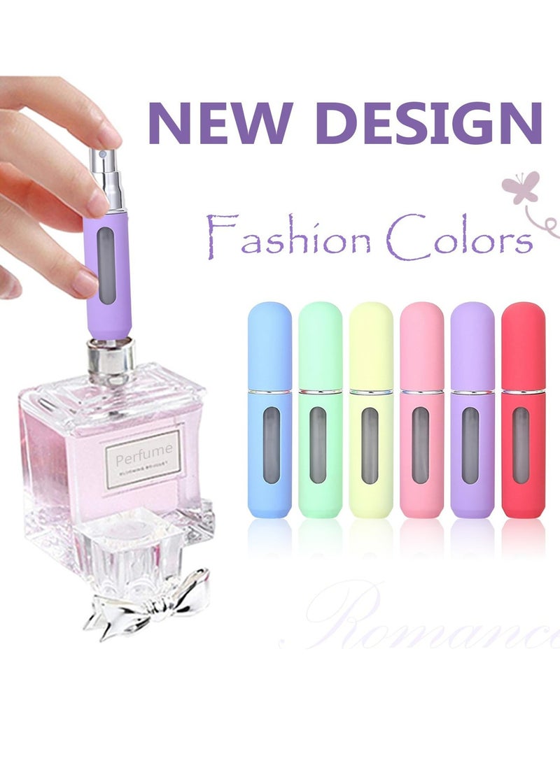 Loquat Portable Perfume Atomizer Travel Size Spray Bottles Fragrance Empty Container for Women(6 Colors) - Image 4