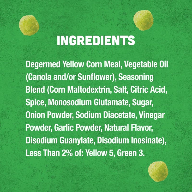 Vlasic Pickle Balls Dill Pickle Flavored Corn Puffs, 2 oz. Snack - Image 3