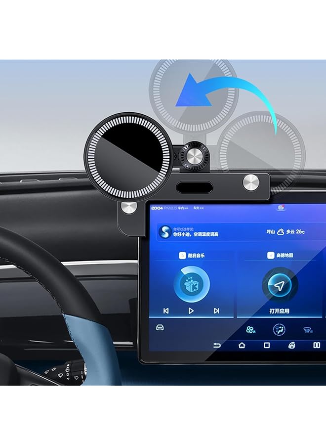 كاست ويف حامل هاتف لسيارات Tesla Model 3/Y/X/S، حامل هاتف مغناطيسي لـ Magsafe وجميع الهواتف، أقوى حامل هاتف مغناطيسي متوافق مع Iphone 15 14 13 Plus Pro Max والمزيد - Image 3