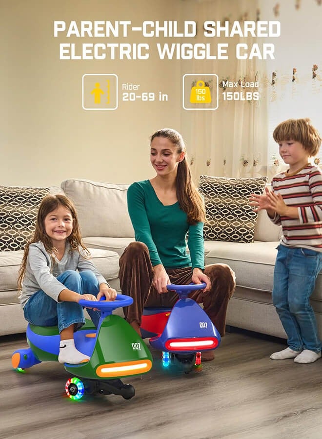 الأورلار سيارة كهربائية للأطفال 2 في 1، مزودة بعجلات مضيئة، موسيقى بلوتوث، بطارية 12 فولت، سرعتان، لعبة ركوب آمنة وممتعة، مثالية كهدية للأطفال - Image 4