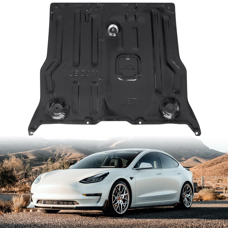 KEWISAUTO Front Skid Plate for Tesla Model 3 / Model Y, Splash Shield Cover Under Engine Guard Cover Chassis Guard Plates for Tesla Model 3 2017-2025 / Model Y 2020-2025 Accessories - Image 1