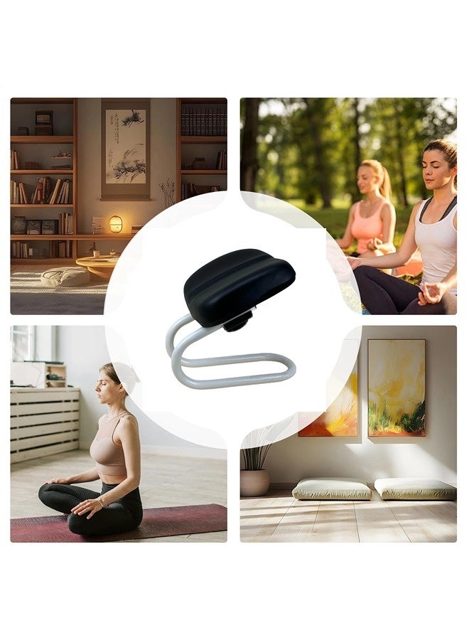 شيبشيب ​مقعد التأمل مع وسادة إسفنجية، كرسي الصلاة للسجود للمسلمين قابل لضبط الارتفاع - Image 5