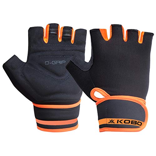 Kobo WTG-45 Weight Lifting Gym Gloves Hand Protector for Fitness Training (Multi Colour) with Wrist Support - Image 1