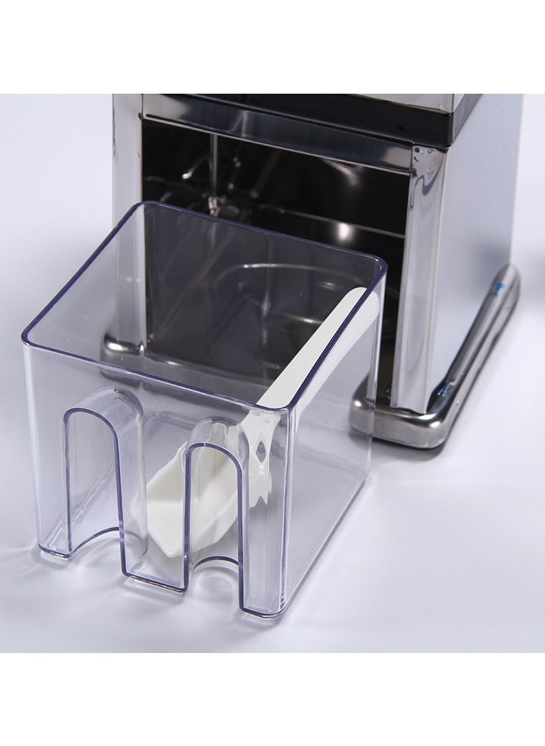 General Stainless Steel Home Hand Crank Ice Crusher Penguin Hand Shaved Ice Machine Mini Small Smoothie Machine  - Image 2