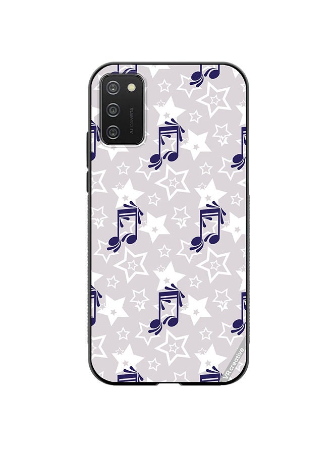 VR CREATIVE Protective Case Cover For Samsung Galaxy A03s Music Pattern Design Multicolour - Image 1