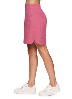 RBX Active Longer Length Skort For Women, Quick Drying Woven Pickleball Golf Skort With Pockets For Tennis, Hiking, Running Berry Beauty S  - Image 4