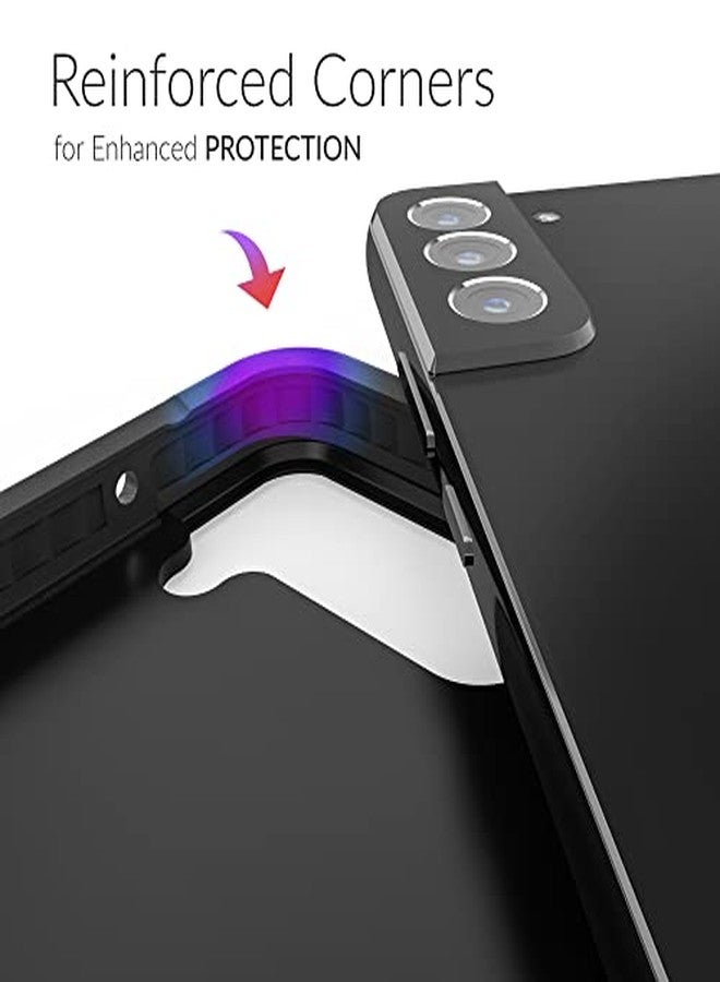 كريف جراب Crave Slim Guard لهاتف Galaxy S22، جراب مقاوم للصدمات لهاتف Samsung Galaxy S22 وS22 5G (6.1 بوصة) - أسود - Image 5