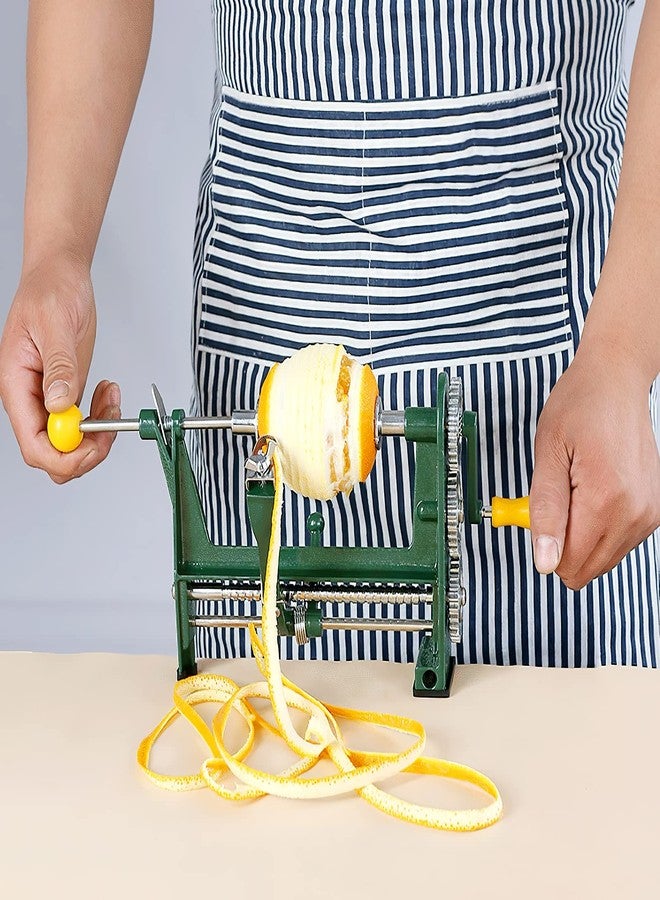 ULTNICE Hand-Crank Apple Orange Peeler, Aluminum Alloy Fruit and Vegetable Peeler, Slicer, Corer for Kitchen, Ideal for Pies, Tarts, Snacks, Easy to Clean, 9.25 X 5.70 X 4.52 Inch - Image 3