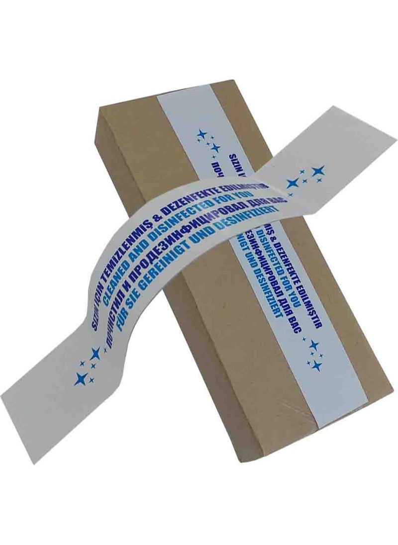 Private Label - Hotel Hostel Hospital Bathroom Toilet Type Hygiene Disinfected Room Tape Cleaned For You - Image 1