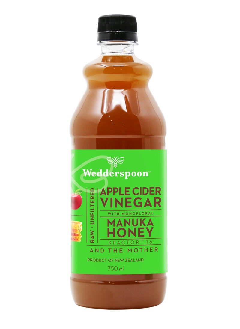 Wedderspoon - Apple Cider Vider With Manuka Honey, 750ML - Image 1