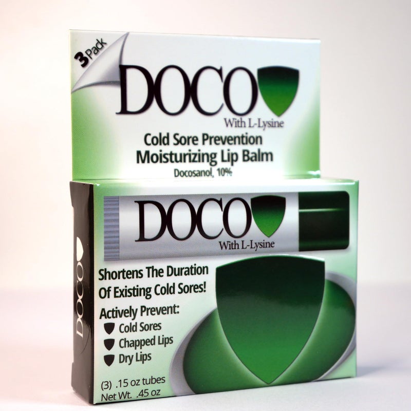 DocoShield Lip Balm w/Docosanol and Lysine (3-Pack) - Image 2