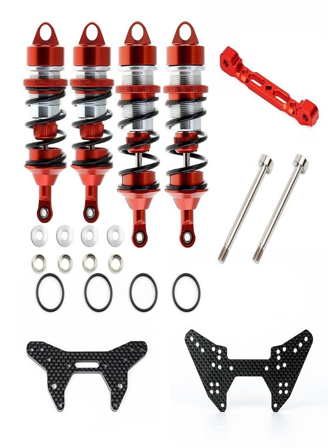 MOSHNOLY مجموعة ممتص الصدمات وبرج الصدمات من ألياف الكربون لـ ARRMA 1/8 Typhon 6S BLX 4WD، مصممة للسرعة القصوى، ممتصات صدمات أمامية وخلفية، 88mm/98mm ممتص قابل للتعديل #ARA330627، ARA330628 - Image 1