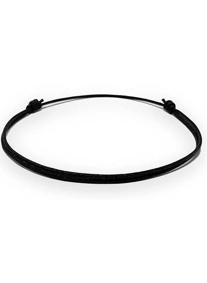 erorex Black Anklet For Women Men Teen Ankle Bracelet Surfer Beach Anklets Cord Waterproof Adjustable Jewelry Unisex Summer Accessories - Image 1