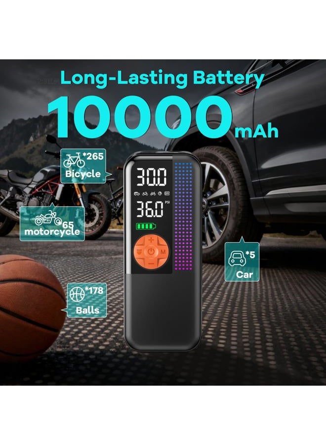 WEOLULI Tire Inflator Portable Air Compressor - Air Pump For Car Tires with Digital Pressure Gauge - Image 5