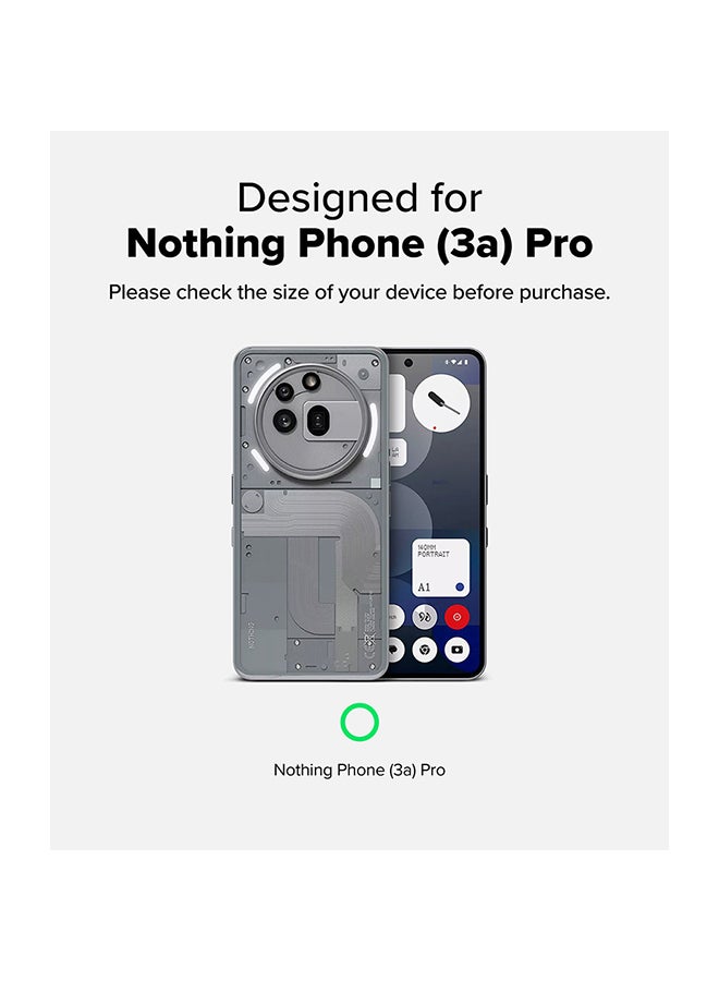 رينجك حافظة Fusion-X لهاتف Nothing (3a) Pro، طلاء مزدوج مضاد للخدش، حافظة هجين متقدمة متينة - أسود - Image 2