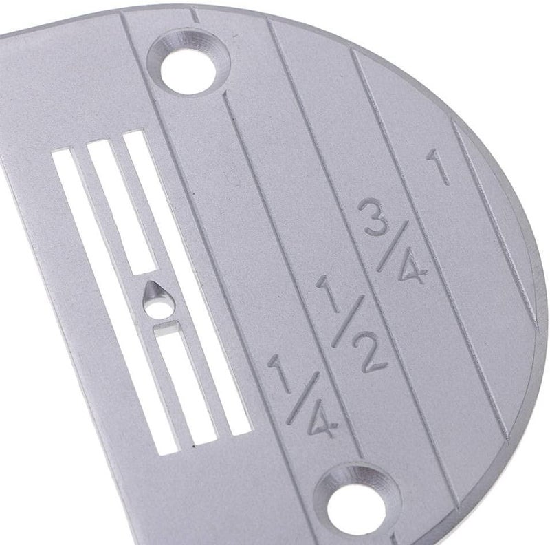 klarako Needle Plate for Industrail Single Needle Sewing Machine, Silver, E24 - Image 2