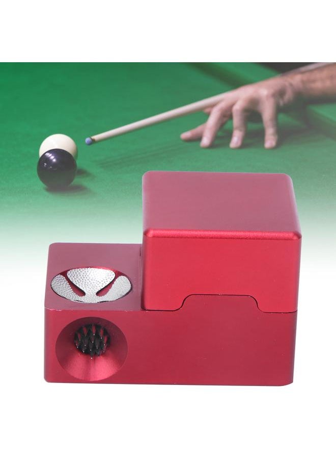 Thoraya 4 in 1 R2 Multi Function Universal Billiard Cue Chalk Holder Portable Mini Cue Tips Chalk Box(Red )  - Image 5