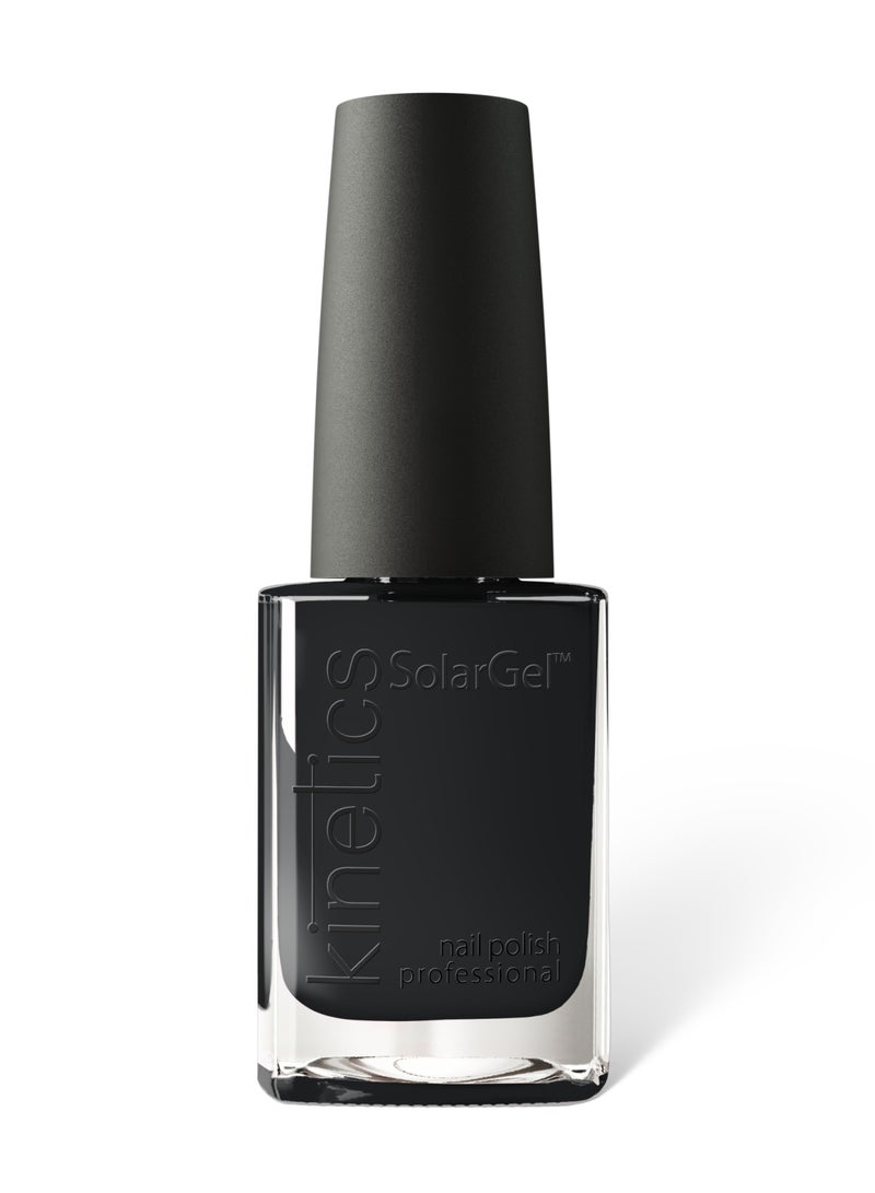 KINETICS طلاء أظافر سولارجل الاحترافي 15 مل | #188 أسود جت - Image 1