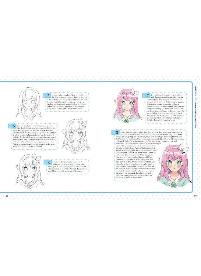 Anime Art Class: A Complete Course in Drawing Manga Cuties (Cute and Cuddly Art, 4)  - Image 3