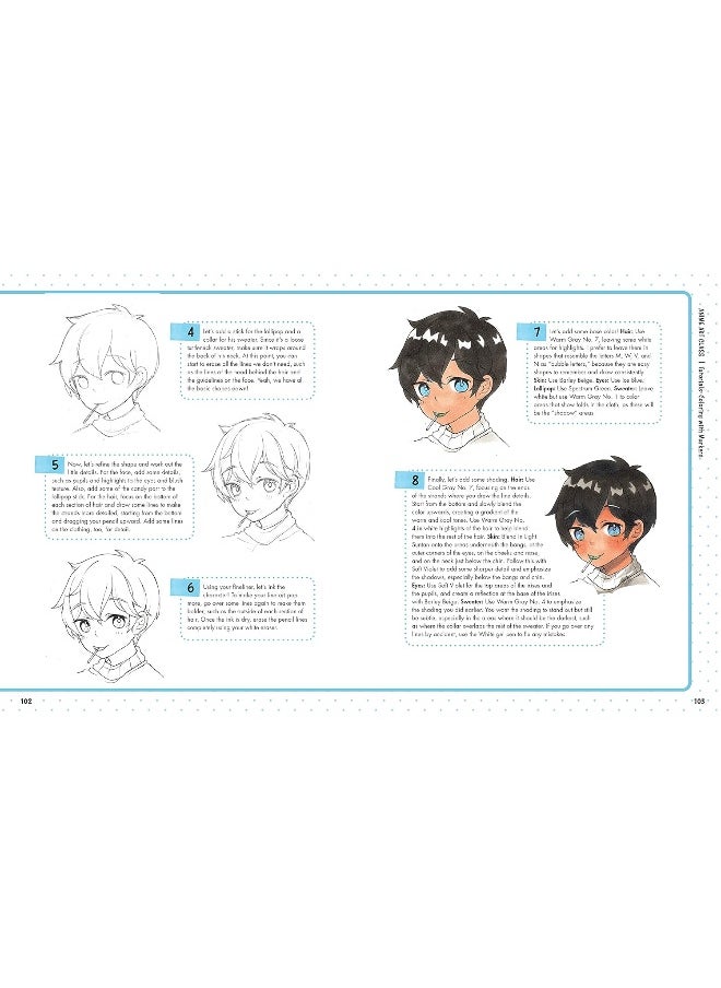 Anime Art Class: A Complete Course in Drawing Manga Cuties (Cute and Cuddly Art, 4)  - Image 5