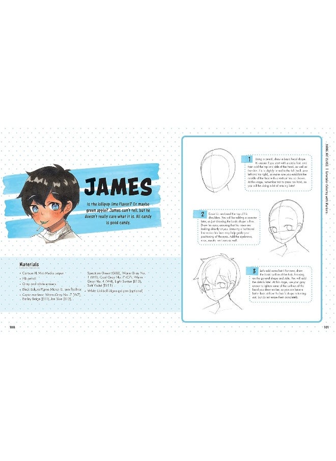 Anime Art Class: A Complete Course in Drawing Manga Cuties (Cute and Cuddly Art, 4)  - Image 4