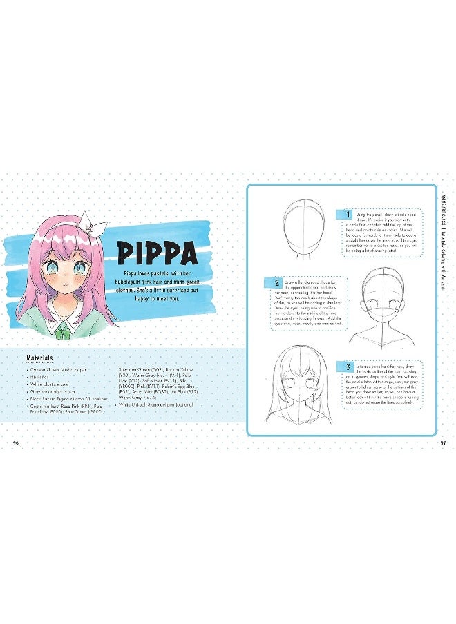 Anime Art Class: A Complete Course in Drawing Manga Cuties (Cute and Cuddly Art, 4)  - Image 2
