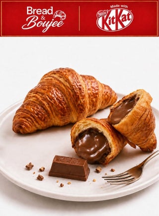 Made With Kitkat Stuffed Croissant
