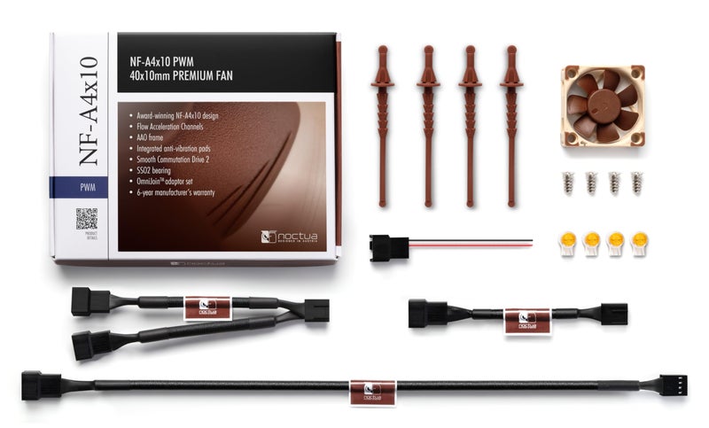 Noctua NF-A4x10 PWM, Premium Quiet Fan, 4-Pin (40x10mm, Brown) - Image 5