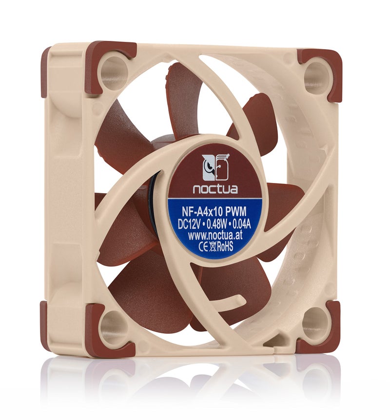 Noctua NF-A4x10 PWM, Premium Quiet Fan, 4-Pin (40x10mm, Brown) - Image 2