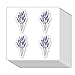 GUVSPTI Lavender Stickers 1in for Scrapbooking Arts Craft Kids DIY Calendars Journals 80Pack - Image 3